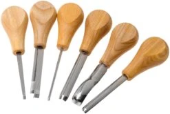 BeaverCraft Palm Chisel Wood Carving Set SC05, Juego Para Tallar Madera -Victorinox Ventas BVSC05 02 beavercraft