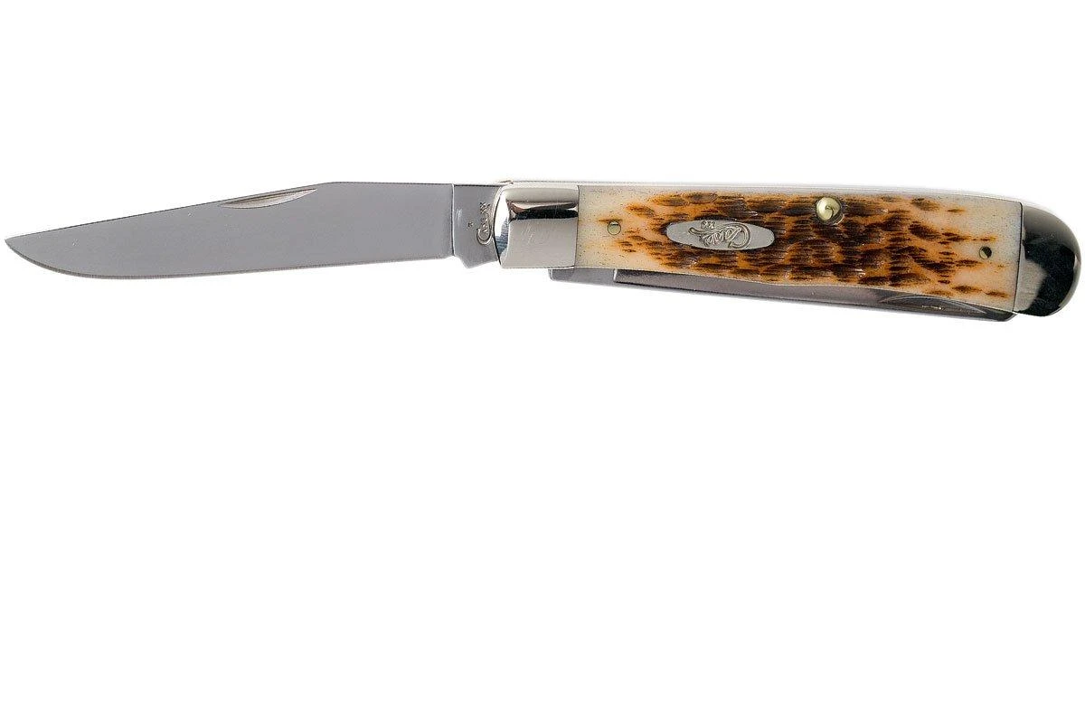 Case Trapper Amber Jigged Bone, 00164, 6254 SS Navaja 5 Case Trapper Amber Jigged Bone, 00164, 6254 SS Navaja - Imagen 3