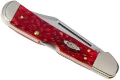 Case Copperhead Dark Red Bone, Peach Seed Jig, 31954, 61749L CV Navaja -Victorinox Ventas CE31954 04 case