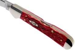 Case Copperhead Dark Red Bone, Peach Seed Jig, 31954, 61749L CV Navaja -Victorinox Ventas CE31954 07 case