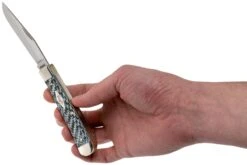 Case Medium Trapper White & Black Carbon Fiber-G10 Weave Smooth, 38920 10254 SS Navaja 11 Case Medium Trapper White & Black Carbon Fiber-G10 Weave Smooth, 38920 10254 SS Navaja -Victorinox Ventas CE38920 05 case