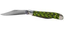 Case Peanut Green & Black Carbon Fiber-G10 Weave Smooth, 50714, 10220 SS Navaja -Victorinox Ventas CE50714 03 case