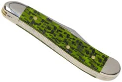 Case Peanut Green & Black Carbon Fiber-G10 Weave Smooth, 50714, 10220 SS Navaja -Victorinox Ventas CE50714 04 case