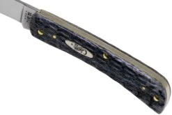 Case Sod Buster Jr Pocket Worn Grey Bone, Crandall Jig, 58412, 6137 CV Navaja -Victorinox Ventas CE58412 06 case