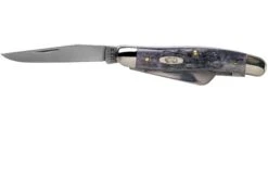 Case Medium Stockman Pocket Worn Grey Bone, Crandall Jig, 58413, 6318 CV Navaja -Victorinox Ventas CE58413 03 case
