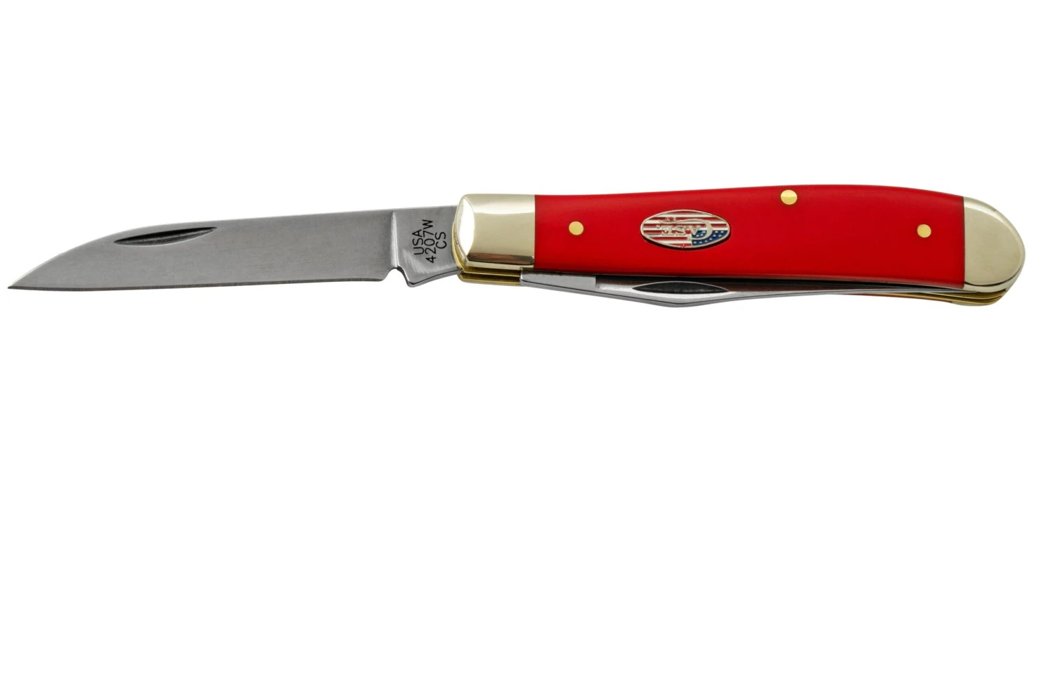Case Mini Trapper 73927 Red American Workman, Navaja 3 Case Mini Trapper 73927 Red American Workman, Navaja