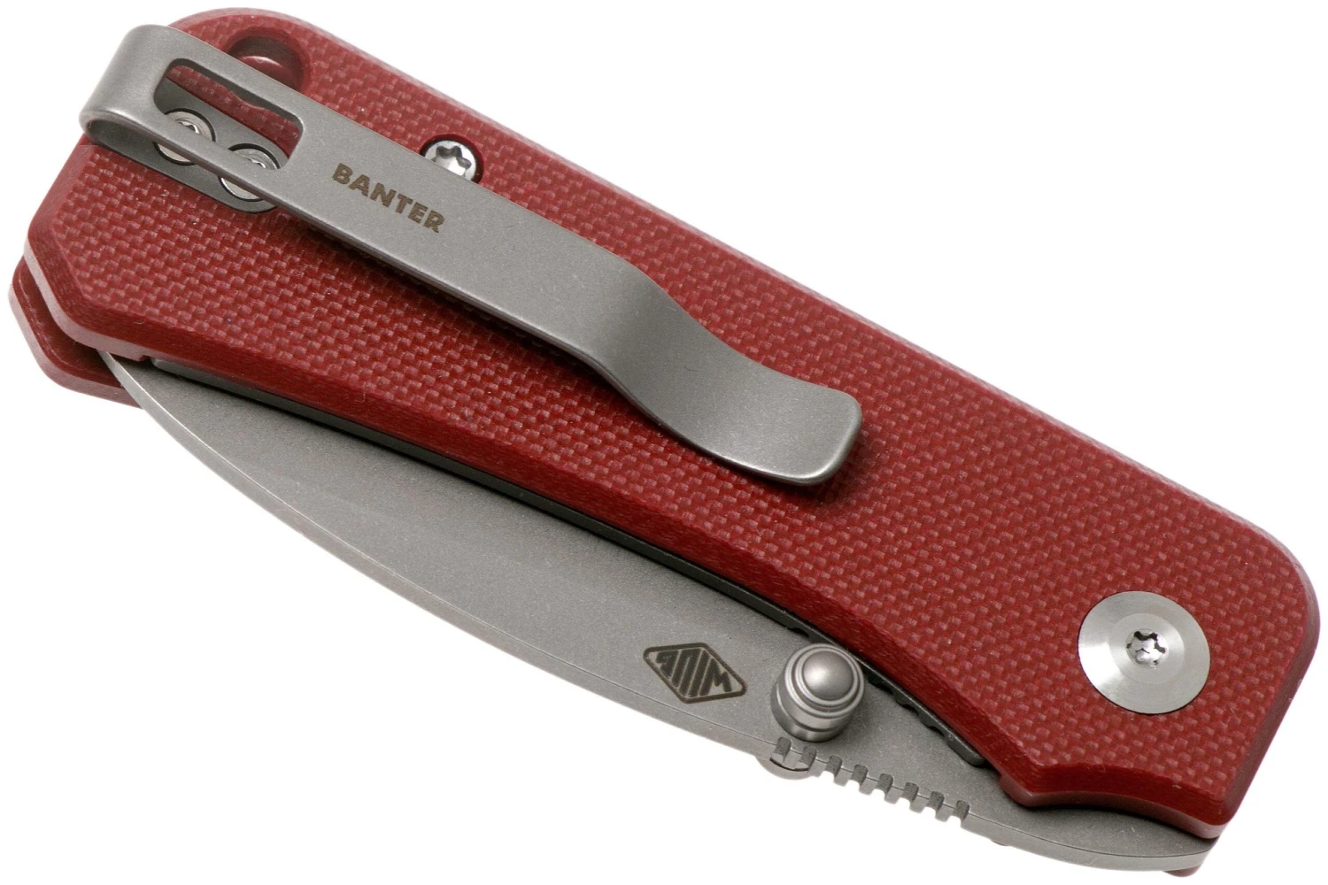 Civivi Baby Banter C19068S-6 Burgundy G10, Stonewashed Navaja, Ben Petersen Design 6 Civivi Baby Banter C19068S-6 Burgundy G10, Stonewashed Navaja, Ben Petersen Design - Imagen 4