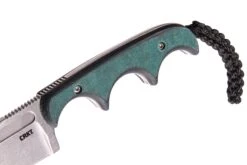 CRKT Minimalist Spear Point, Green Black, Cuchillo De Cuello, Diseño Alan Folts -Victorinox Ventas CK 2396 04 crkt