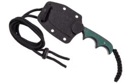 CRKT Minimalist Spear Point, Green Black, Cuchillo De Cuello, Diseño Alan Folts -Victorinox Ventas CK 2396 06 crkt