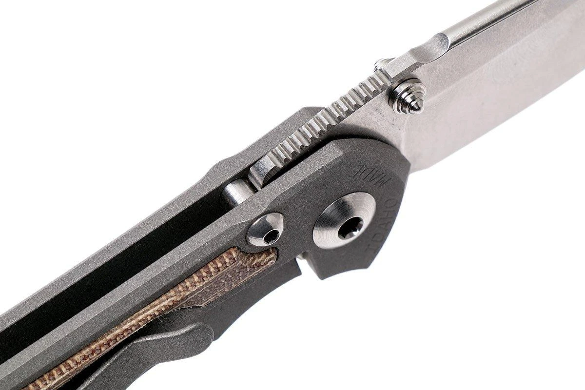 Chris Reeve Small Inkosi Insingo Natural Micarta Inlays SIN-1030 Navaja 8 Chris Reeve Small Inkosi Insingo Natural Micarta Inlays SIN-1030 Navaja - Imagen 6