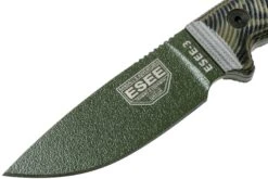 ESEE Model 3 OD Green Blade 3D OD Green-Black G10 Cuchillo De Supervivencia 3PMOD-003 Funda Negra + Clip Para Cinturón -Victorinox Ventas EE 3PMOD 003 03 esee knives