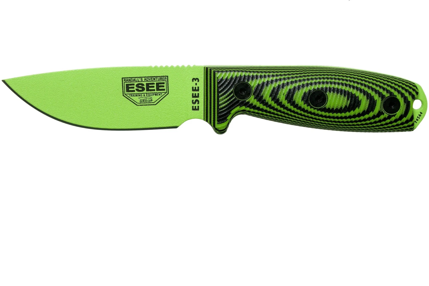 ESEE Model 3 Venom Green Blade 3D Neon Green-Black G10 Cuchillo De Supervivencia 3PMVG-007 Funda Negra + Clip Para Cinturón 3 ESEE Model 3 Venom Green Blade 3D Neon Green-Black G10 Cuchillo De Supervivencia 3PMVG-007 Funda Negra + Clip Para Cinturón