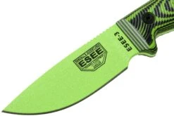 ESEE Model 3 Venom Green Blade 3D Neon Green-Black G10 Cuchillo De Supervivencia 3PMVG-007 Funda Negra + Clip Para Cinturón 11 ESEE Model 3 Venom Green Blade 3D Neon Green-Black G10 Cuchillo De Supervivencia 3PMVG-007 Funda Negra + Clip Para Cinturón -Victorinox Ventas EE 3PMVG 007 03 esee knives
