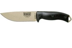 ESEE Model 5 Desert Tan Blade 3D Blood-Black G10 Cuchillo De Supervivencia 5PDT-004 Funda De Kydex + Clip Plate