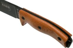 ESEE Model 6 Black Blade 3D Natural Canvas Micarta Cuchillo De Supervivencia 6PB-011 Funda Negra + Clip Plate -Victorinox Ventas EE 6PB 011 05 esee knives