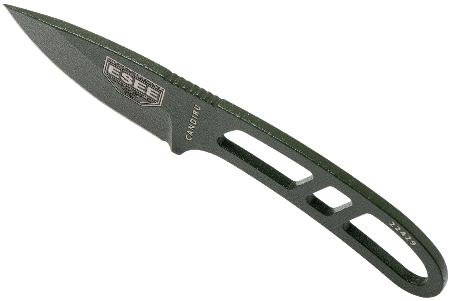 ESEE Candiru OD-green CAN-OD Cuchillo De Cuello Con Funda Negra + Clip De Cinturón 6 ESEE Candiru OD-green CAN-OD Cuchillo De Cuello Con Funda Negra + Clip De Cinturón - Imagen 4