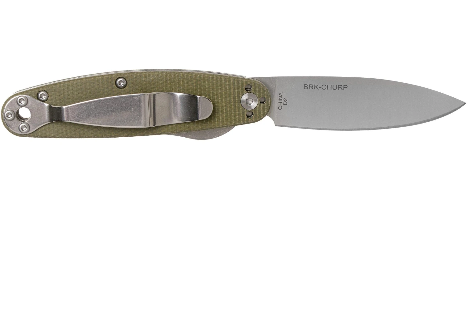 ESEE Churp EE-CH-01 D2, Green Micarta Navaja 4 ESEE Churp EE-CH-01 D2, Green Micarta Navaja - Imagen 2