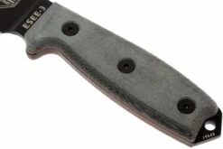 ESEE Model 3 Black Blade, Grey Handle 3P-MB-B Con Funda + Clip Y MOLLE-back 12 ESEE Model 3 Black Blade, Grey Handle 3P-MB-B Con Funda + Clip Y MOLLE-back -Victorinox Ventas EE ESEE 3P MB B 03 esee knives model 3 ee esee 3p mb b d3