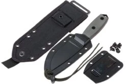 ESEE Model 3 Black Blade, Grey Handle 3P-MB-B Con Funda + Clip Y MOLLE-back 17 ESEE Model 3 Black Blade, Grey Handle 3P-MB-B Con Funda + Clip Y MOLLE-back -Victorinox Ventas EE ESEE 3P MB B 08 esee knives model 3 ee esee 3p mb b 08