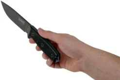 ESEE Model 4 Tactical Gunsmoke, Black Handle 4P-TG-B Con Funda + Clip -Victorinox Ventas EE ESEE 4P TGB 06 esee knives