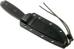 ESEE Model 4 Tactical Gunsmoke, Black Handle 4P-TG-B Con Funda + Clip -Victorinox Ventas EE ESEE 4P TGB 08 esee knives