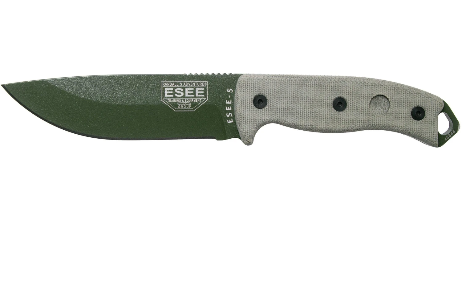 ESEE Model 5 OD Blade, Desert Tan Handle 5P-KO-OD Cuchillo De Supervivencia Sin Funda 3 ESEE Model 5 OD Blade, Desert Tan Handle 5P-KO-OD Cuchillo De Supervivencia Sin Funda