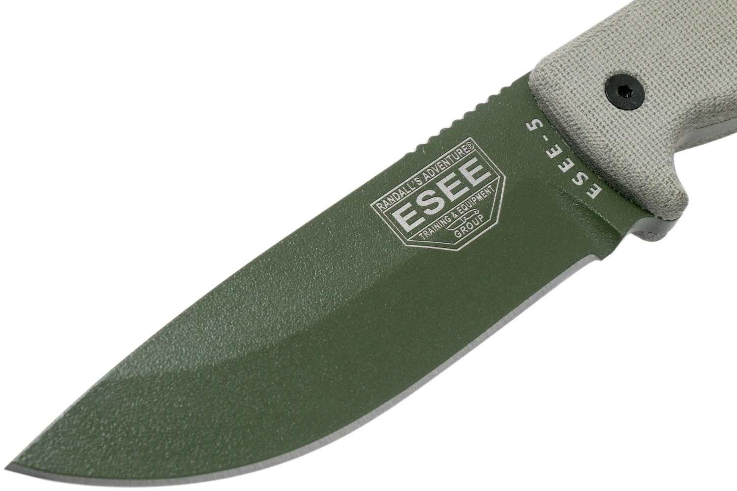 ESEE Model 5 OD Blade, Desert Tan Handle 5P-KO-OD Cuchillo De Supervivencia Sin Funda 5 ESEE Model 5 OD Blade, Desert Tan Handle 5P-KO-OD Cuchillo De Supervivencia Sin Funda - Imagen 3
