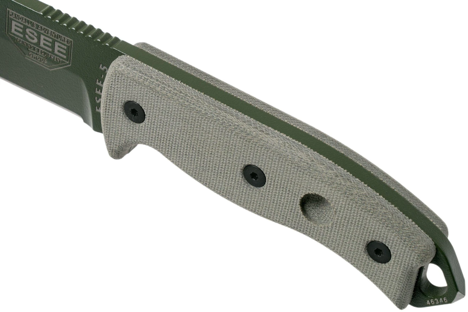 ESEE Model 5 OD Blade, Desert Tan Handle 5P-KO-OD Cuchillo De Supervivencia Sin Funda 7 ESEE Model 5 OD Blade, Desert Tan Handle 5P-KO-OD Cuchillo De Supervivencia Sin Funda - Imagen 5
