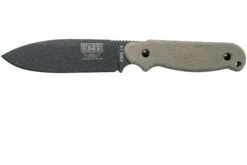 ESEE Laser Strike Tactical Gunsmoke LS-PTG Cuchillo De Supervivencia Con Funda Kydex + Clip De Cinturón