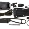 ESEE Izula Black IZULA-B-KIT Kit De Supervivencia Con Funda Y Firesteel -Victorinox Ventas EE IZULA B KIT 01 esee knives ee izula b kit 01