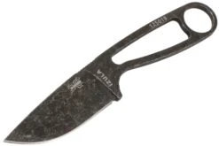 ESEE Izula Black Oxide IZULA-BBO Cuchillo De Cuello Con Funda Negra + Clip De Cinturón -Victorinox Ventas EE IZULA BBO 03 esee knives