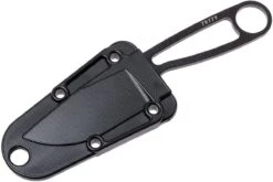 ESEE Izula Black IZULA-B Cuchillo De Cuello Con Funda Negra + Clip De Cinturón -Victorinox Ventas EE IZULA B 07 esee knives izula black ee izula b 05