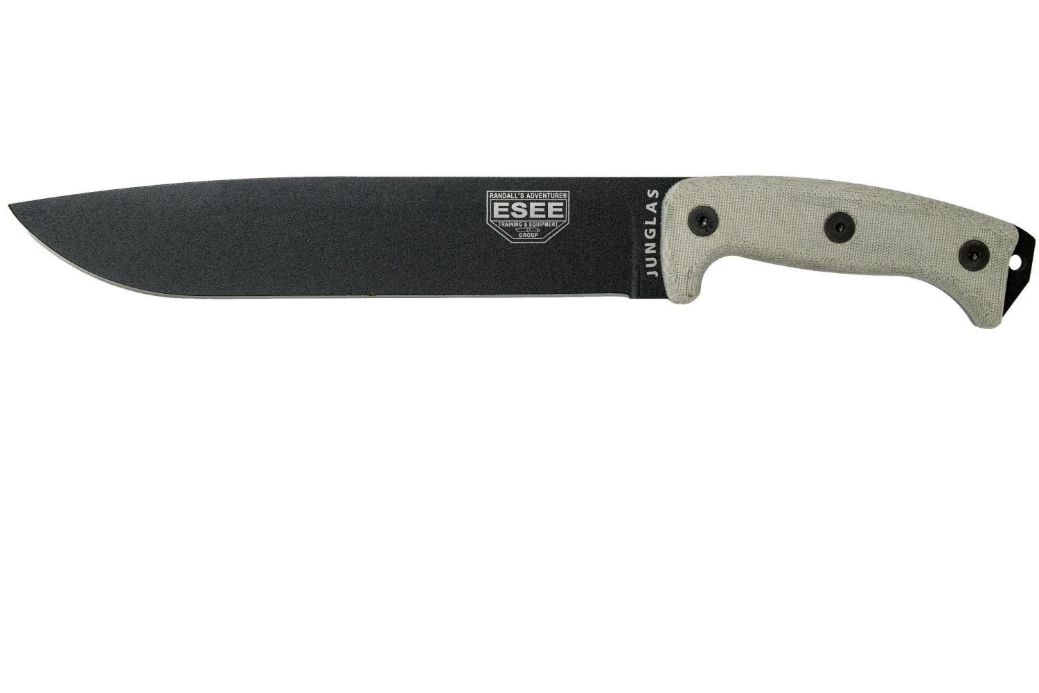ESEE Junglas Black, JUNGLAS-KO Cuchillo De Supervivencia Sin Funda 3 ESEE Junglas Black, JUNGLAS-KO Cuchillo De Supervivencia Sin Funda