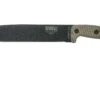 ESEE Junglas Tactical Gunsmoke Cuchillo De Supervivencia, Funda Kydex, Compatible Con MOLLE