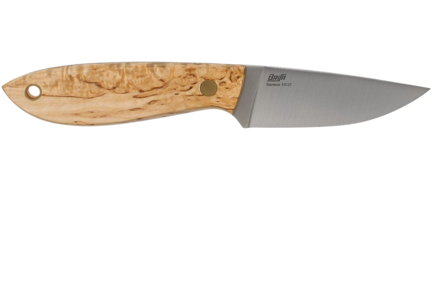 Brisa Bobtail 80, 037-L Flat Curly Birch, Cuchillo De Caza 4 Brisa Bobtail 80, 037-L Flat Curly Birch, Cuchillo De Caza - Imagen 2