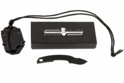 Extrema Ratio N.K.1 Cuchillo De Cuello, Negro -Victorinox Ventas ER123NK1BL 08 extrema ratio neck knife er123nk1bl d8