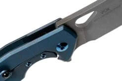 Fox Yaru FX-527TI Stonewashed Blue Titanium Navaja, Jesper Voxnaes Design -Victorinox Ventas FOFX 527TI 06 fox knives