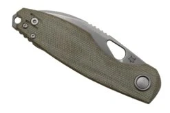 Fox Chilin FX-530-MOD Stonewashed M398, OD Green Micarta Navaja, Diseño Jesper Voxnaes -Victorinox Ventas FOFX 530 MOD 06 fox