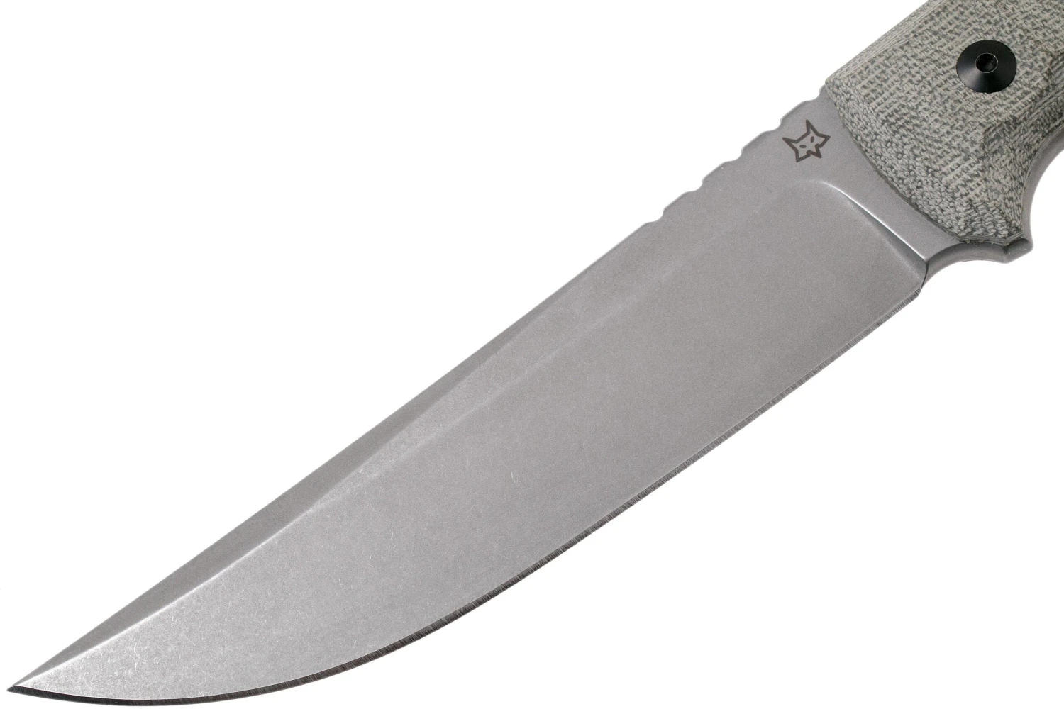 Fox Knives Ryu FX-634 MOD Green Canvas Micarta, Cuchillo Fijo, Black Roc Knives Design 5 Fox Knives Ryu FX-634 MOD Green Canvas Micarta, Cuchillo Fijo, Black Roc Knives Design - Imagen 3