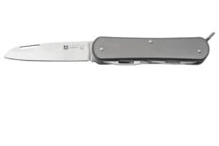 Fox Vulpis 5-Tools VP130-SF5TI, M390, Titanium Sandblasted, Navaja Suiza