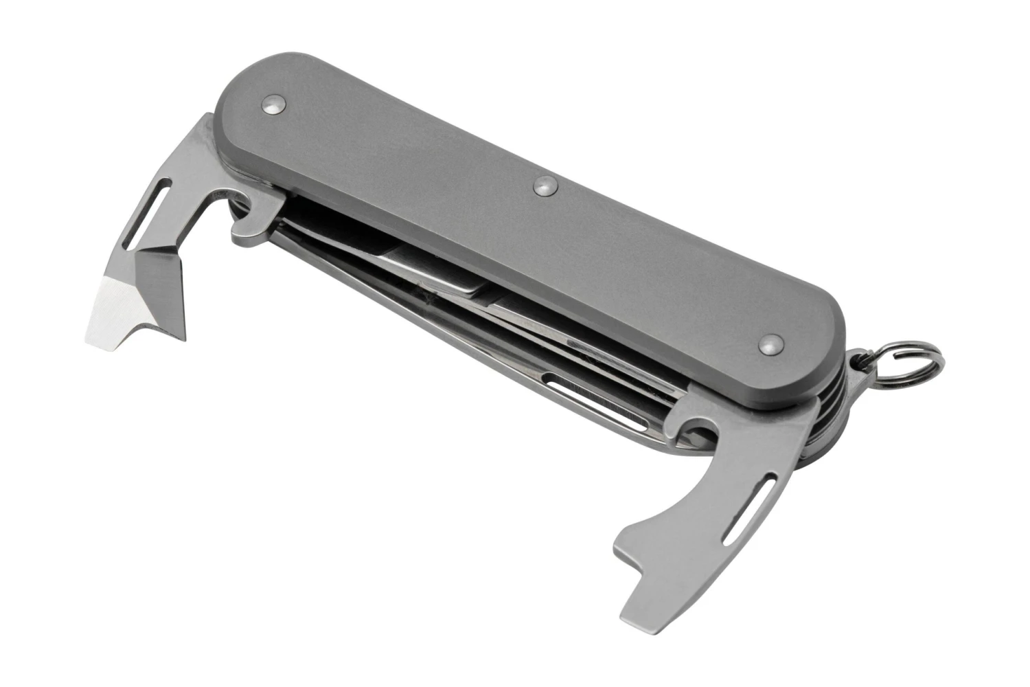 Fox Vulpis 5-Tools VP130-SF5TI, M390, Titanium Sandblasted, Navaja Suiza 5 Fox Vulpis 5-Tools VP130-SF5TI, M390, Titanium Sandblasted, Navaja Suiza - Imagen 3