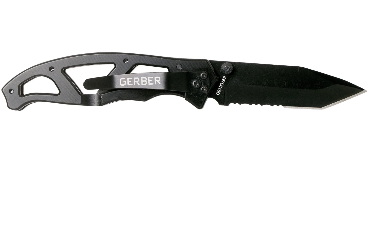 Gerber Paraframe I Tanto Black Serrated 31-003628 Navaja 4 Gerber Paraframe I Tanto Black Serrated 31-003628 Navaja - Imagen 2
