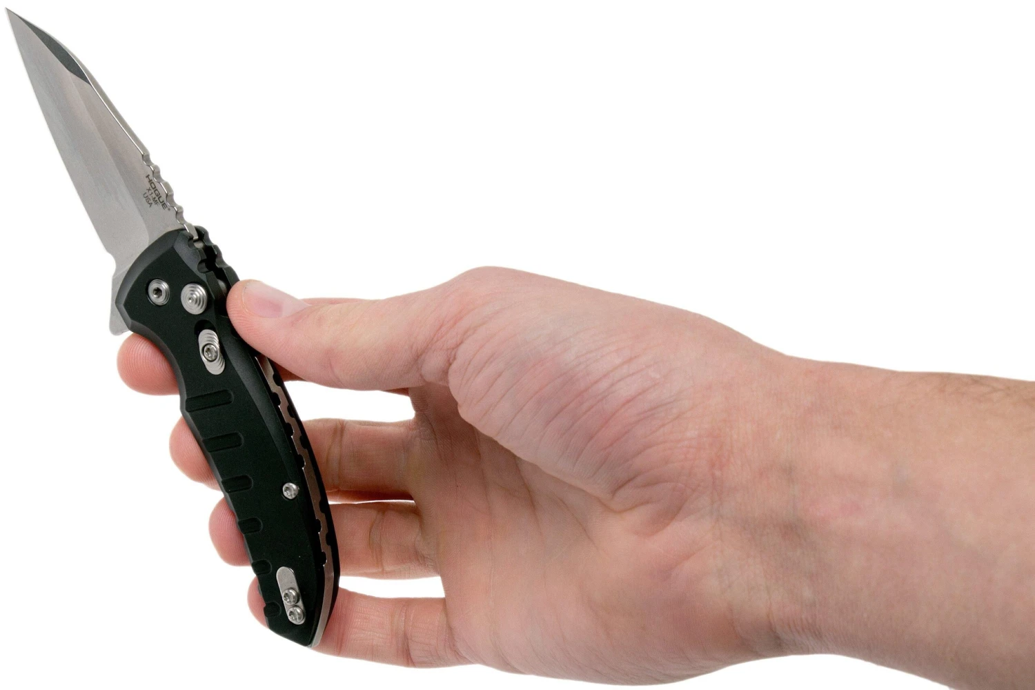 Hogue X1 Microflip Black Wharncliffe Navaja 24160, Allen Elisheblancoz Design 10 Hogue X1 Microflip Black Wharncliffe Navaja 24160, Allen Elisheblancoz Design - Imagen 8