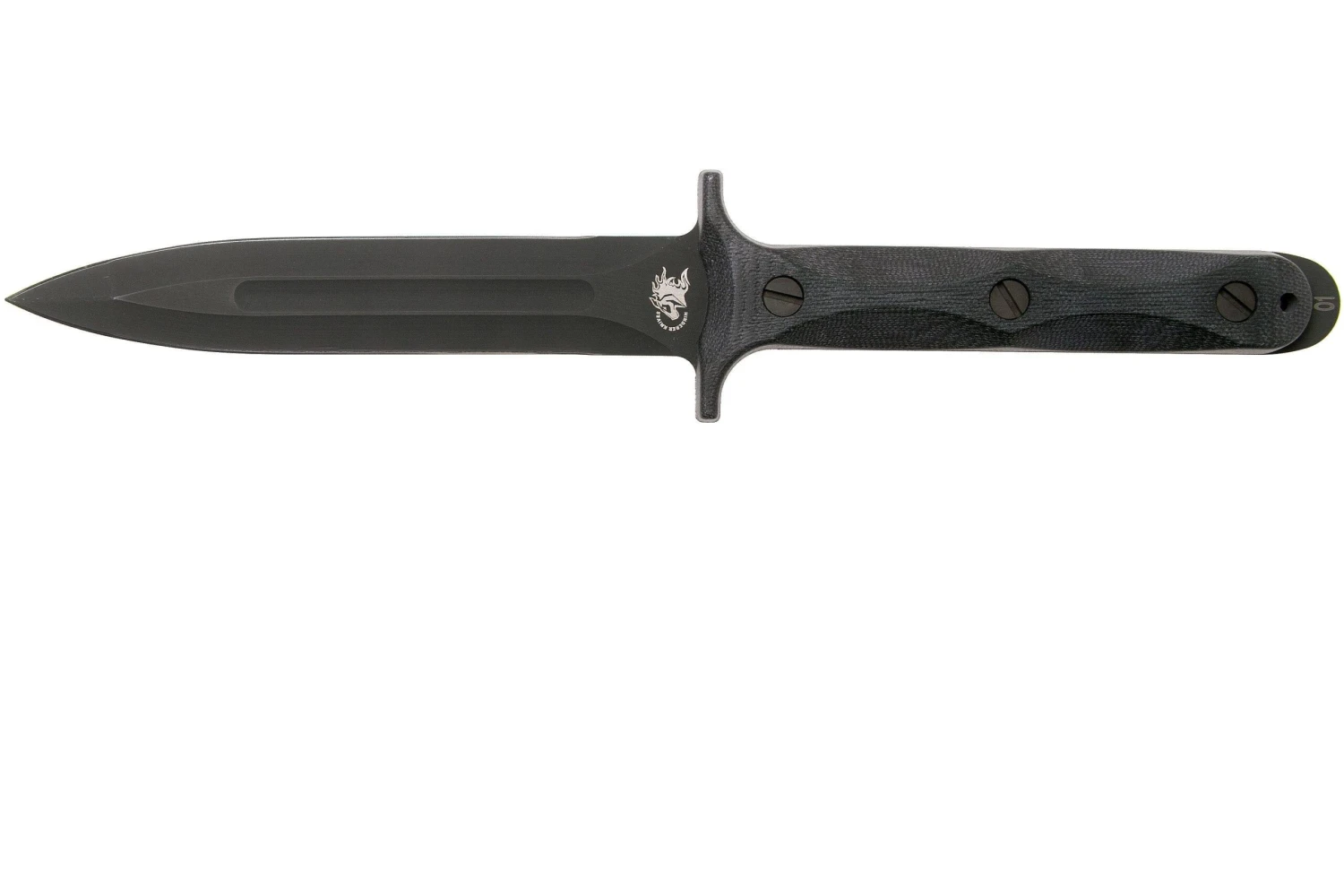 Rick Hinderer EK Dagger O1 Parkerized, Black Micarta Daga De Comando 3 Rick Hinderer EK Dagger O1 Parkerized, Black Micarta Daga De Comando