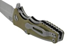 Rick Hinderer Eklipse 3.0" 20CV Harpoon Spanto Stonewash OD Green, Navaja -Victorinox Ventas HRK EK3 20 SW OD 04 rickhinderer