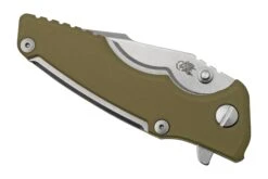Rick Hinderer Eklipse 3.0" 20CV Harpoon Spanto Stonewash OD Green, Navaja -Victorinox Ventas HRK EK3 20 SW OD 05 rickhinderer