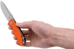 Rick Hinderer Half Track Gen 2, Spearpoint 20CV, Orange G10, Navaja -Victorinox Ventas HRK HALF TRACK SP OR 08 rick hinderer knives