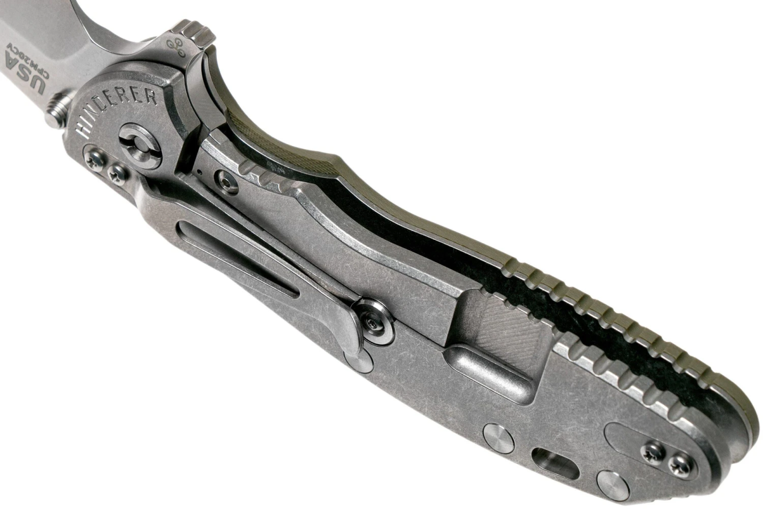 Rick Hinderer XM-24 4 Gen6 Spanto 20CV, OD Green G10 Navaja" 7 Rick Hinderer XM-24 4 Gen6 Spanto 20CV, OD Green G10 Navaja" - Imagen 5