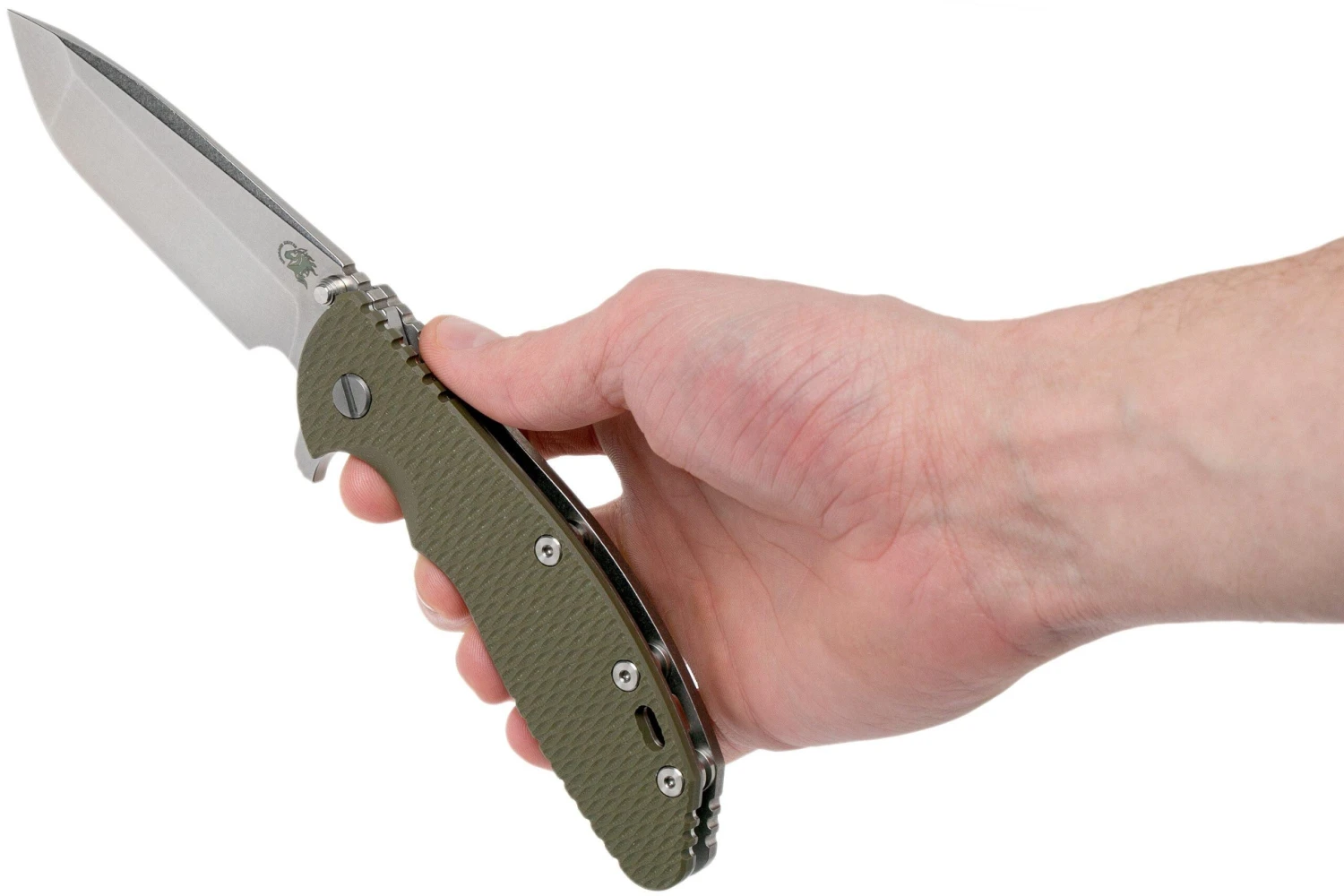 Rick Hinderer XM-24 4 Gen6 Spanto 20CV, OD Green G10 Navaja" 10 Rick Hinderer XM-24 4 Gen6 Spanto 20CV, OD Green G10 Navaja" - Imagen 8