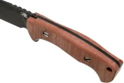 Rick Hinderer Ranch Drop Spanto Battle Black, Red Micarta Cuchillo De Supervivencia -Victorinox Ventas HRK TRH DPBB RM 05 rick hinderer knives